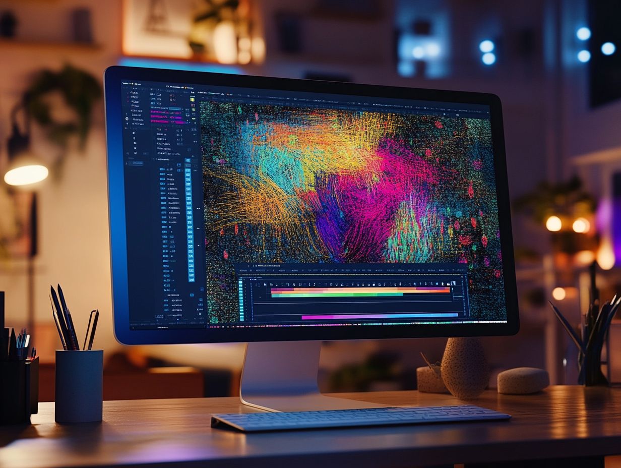 How does a free AI image and content generator work?